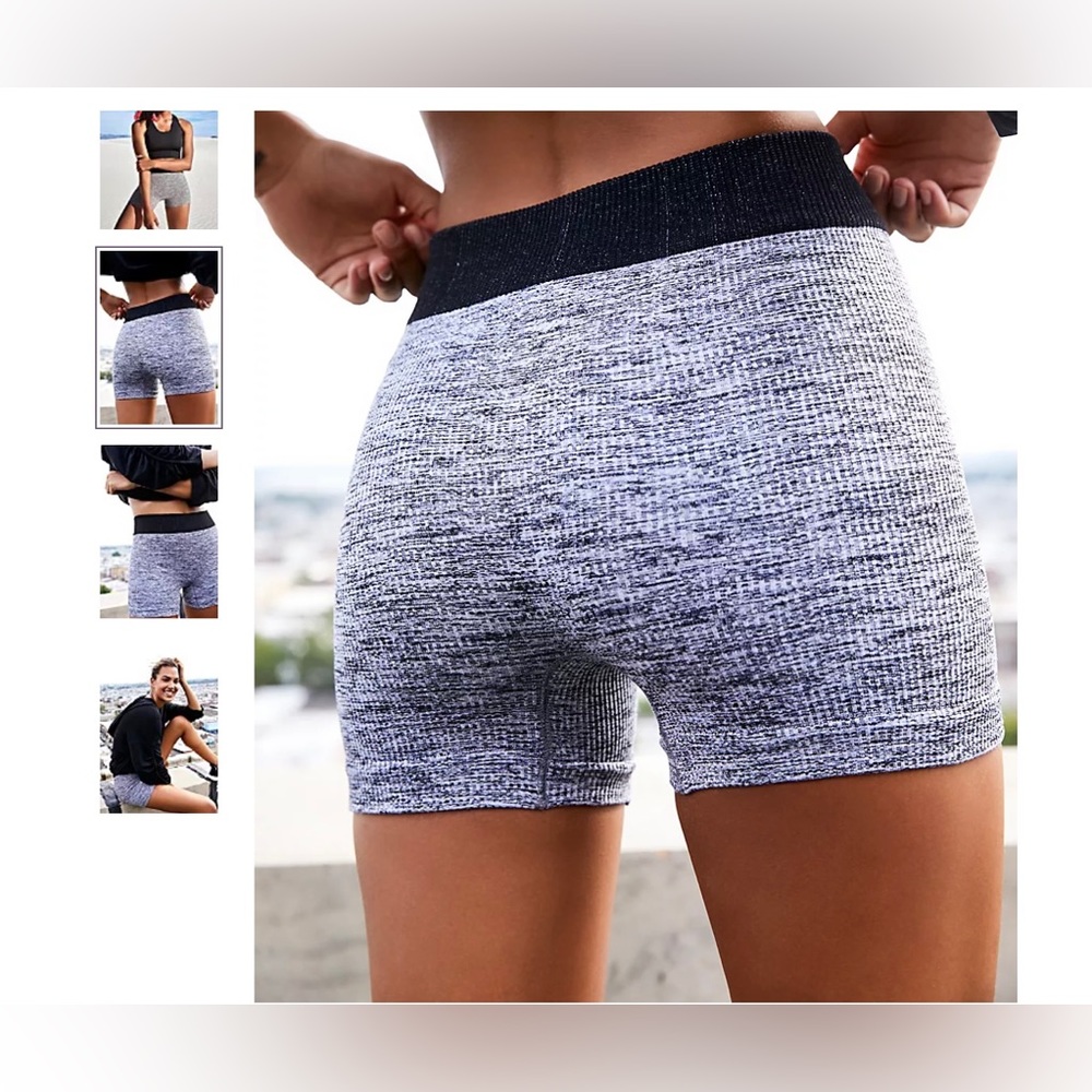 Free People Prajna Short in Heather Grey - Picture 4 of 9